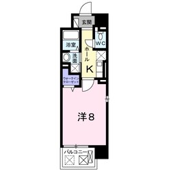 出屋敷駅 徒歩10分 8階の物件間取画像